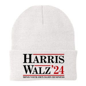 Harris Walz 2024 Mind Your Own Damn Business Knit Cap Winter Beanie