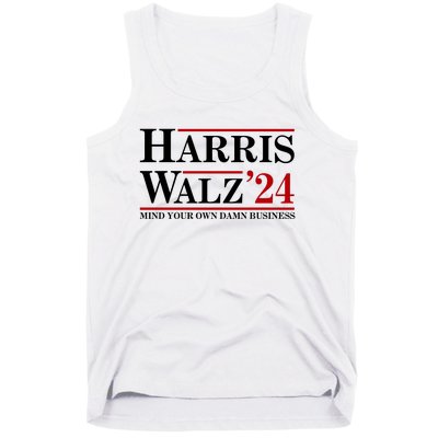 Harris Walz 2024 Mind Your Own Damn Business Tank Top