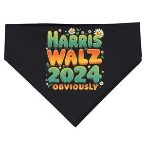 Harris Walz 2024 Obviously Kamala Harris 2024 Support Kamala USA-Made Doggie Bandana