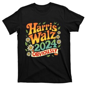 Harris Walz 2024 Obviously Support Kamala Kamala Harris 2024 T-Shirt