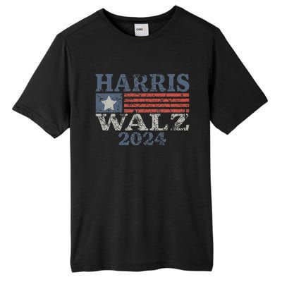 Harris Walz 2024 Election Kamala Harris Tim Waltz 2024 Tall Fusion ChromaSoft Performance T-Shirt