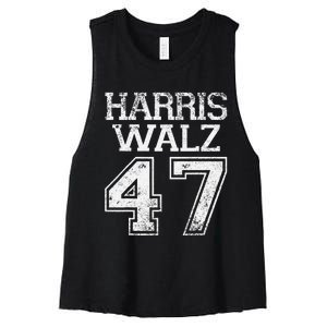 Harris Walz 24 Women's Racerback Cropped Tank