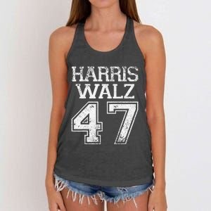 Harris Walz 24 Women's Knotted Racerback Tank