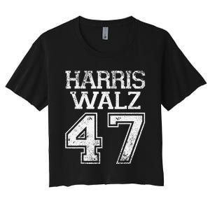 Harris Walz 24 Women's Crop Top Tee