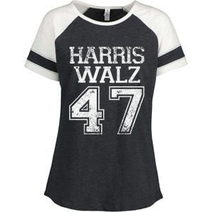 Harris Walz 24 Enza Ladies Jersey Colorblock Tee