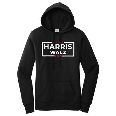 Harris Walz 2024 Tim Walz Kamala Harris Usa Election Apparel Women's Pullover Hoodie