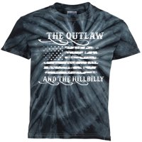 Harris Walz 2024 The Outlaw And The Hillbilly Trump 2024 Women Gift Kids Tie-Dye T-Shirt