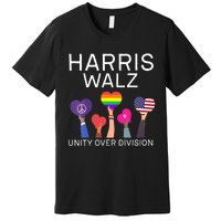 Harris Waltz 2024 Unity Over Division Premium T-Shirt