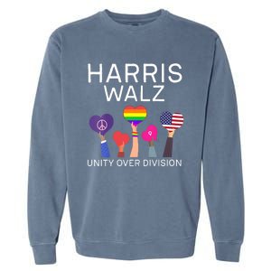 Harris Waltz 2024 Unity Over Division Garment-Dyed Sweatshirt