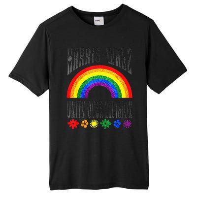 Harris Waltz 2024 Unity Over Division Election Kamala Lgbtq Tall Fusion ChromaSoft Performance T-Shirt