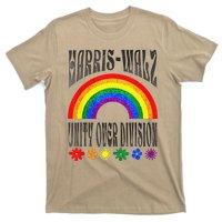 Harris Waltz 2024 Unity Over Division Election Kamala Lgbtq T-Shirt