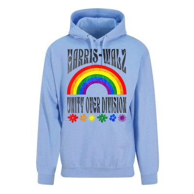 Harris Waltz 2024 Unity Over Division Election Kamala Lgbtq Unisex Surf Hoodie