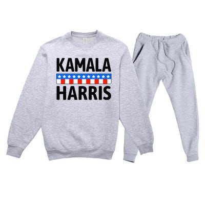 Harris Waltz 2024 Election Kamala Harris Tim Waltz 2024 Premium Crewneck Sweatsuit Set