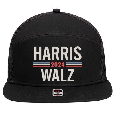 Harris Waltz 2024 Vintage 7 Panel Mesh Trucker Snapback Hat