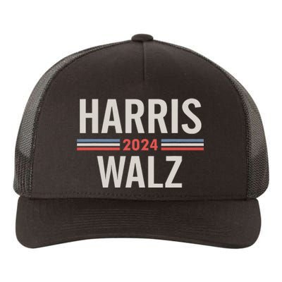 Harris Waltz 2024 Vintage Yupoong Adult 5-Panel Trucker Hat