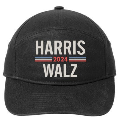 Harris Waltz 2024 Vintage 7-Panel Snapback Hat