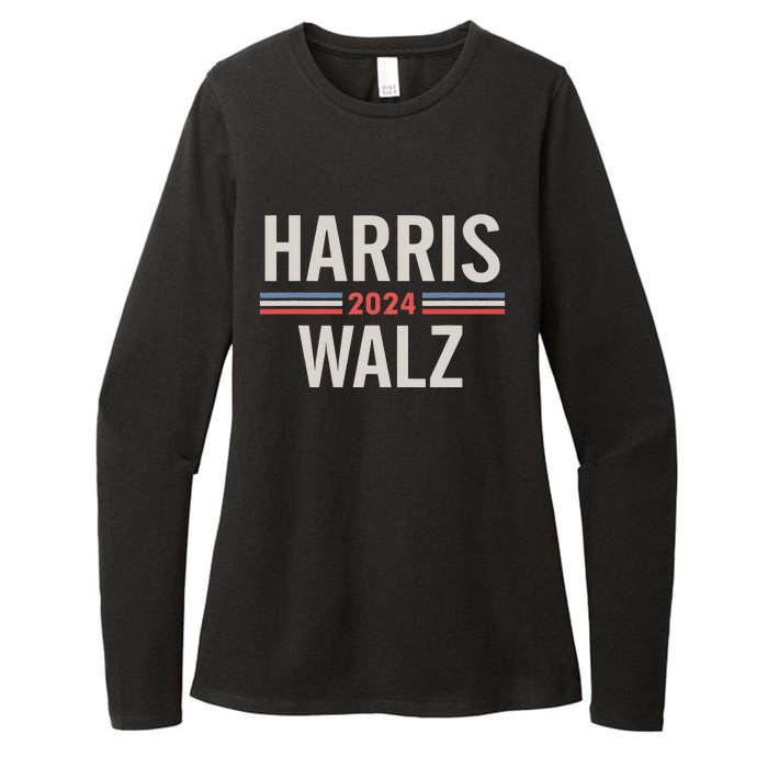 Harris Waltz 2024 Vintage Womens CVC Long Sleeve Shirt