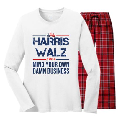 Harris Waltz 2024 Women's Long Sleeve Flannel Pajama Set 