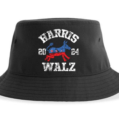 Harris Waltz 2024 Election Kamala Harris Tim Waltz 2024 Sustainable Bucket Hat