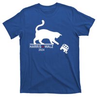 Harris Waltz 2024 Anti Trump Funny Cat T-Shirt