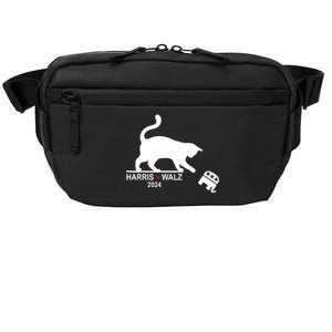 Harris Waltz 2024 Anti Trump Funny Cat Crossbody Pack