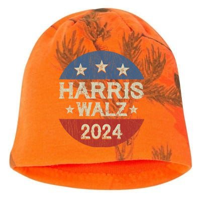 Harris Waltz 2024 Election Kamala Harris Tim Waltz 2024 Kati - Camo Knit Beanie