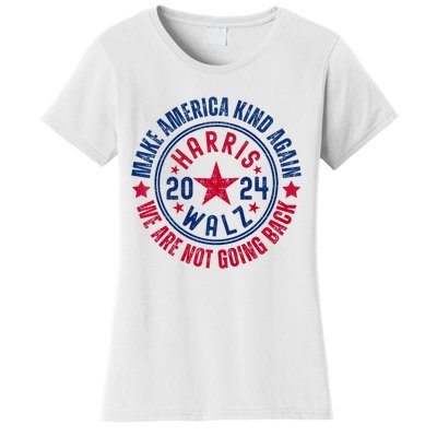 Harris Walz 2024 For Kamala Make America Kind Again Women's T-Shirt