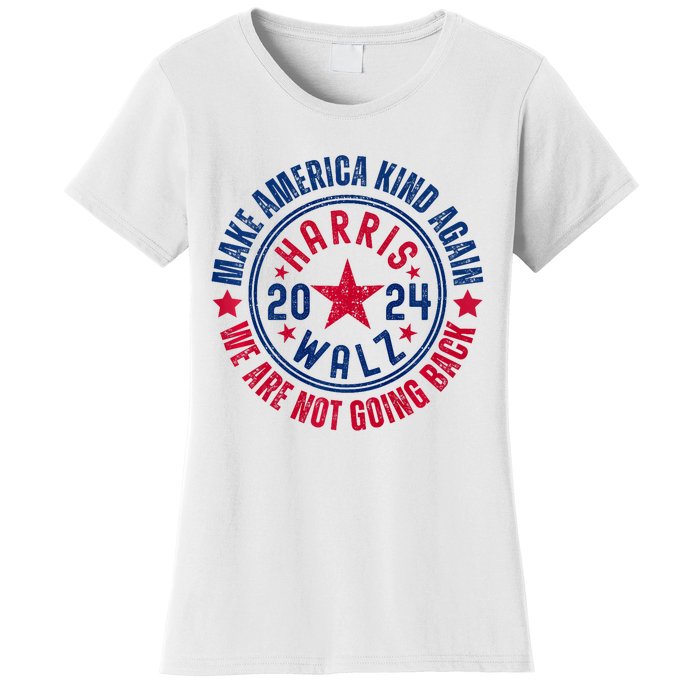 Harris Walz 2024 For Kamala Make America Kind Again Women's T-Shirt