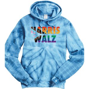 Harris Walz 2024 Harris Walz Lgbtq Pride Tie Dye Hoodie