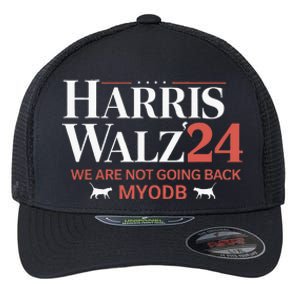 Harris Walz 2024 WeRe Not Going Back Myodb Flexfit Unipanel Trucker Cap