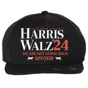 Harris Walz 2024 WeRe Not Going Back Myodb Wool Snapback Cap