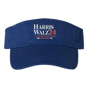 Harris Walz 2024 WeRe Not Going Back Myodb Valucap Bio-Washed Visor