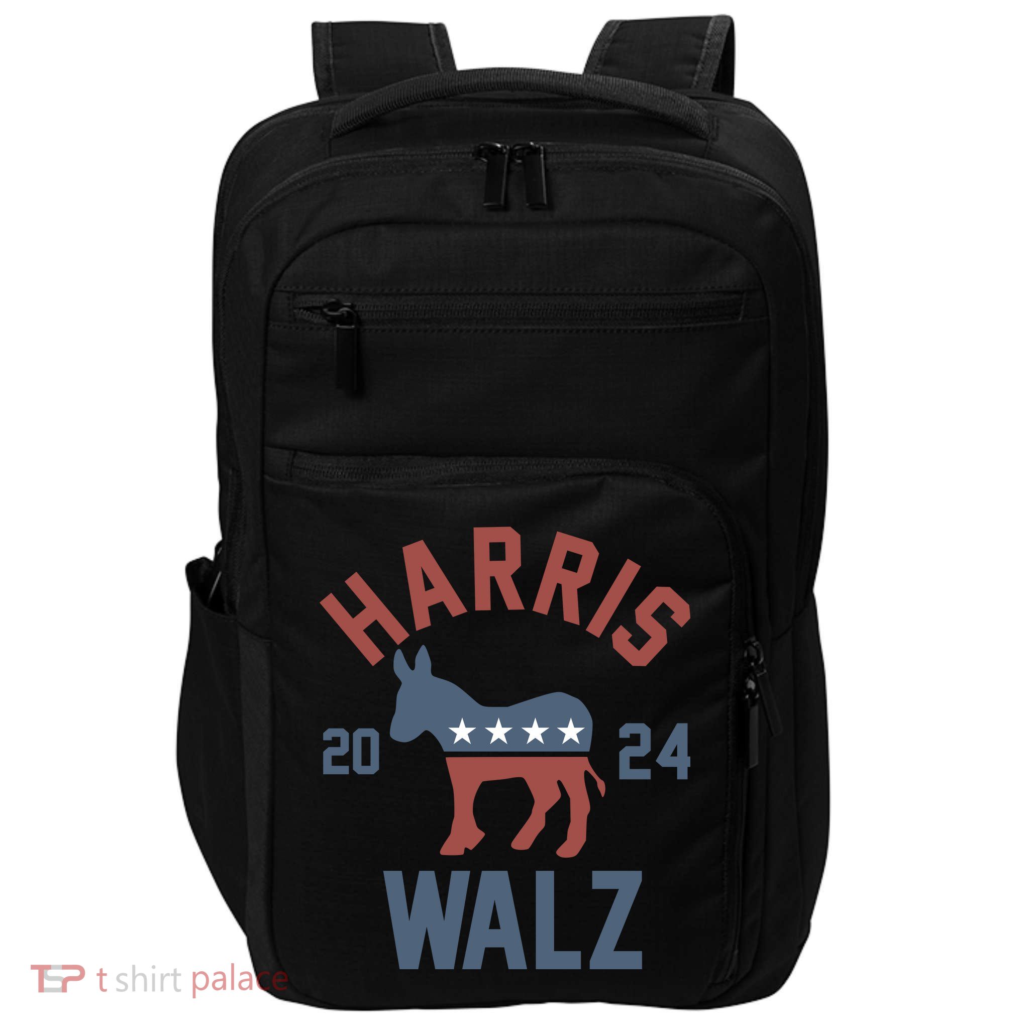 Harris Walz 2024 Kamala Harris Tim Walz For Vp Impact Tech Backpack