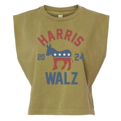 Harris Walz 2024 Kamala Harris Tim Walz For Vp Garment-Dyed Women's Muscle Tee