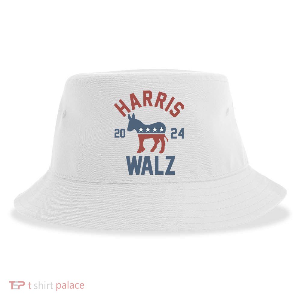 Harris Walz 2024 Kamala Harris Tim Walz For Vp Sustainable Bucket Hat