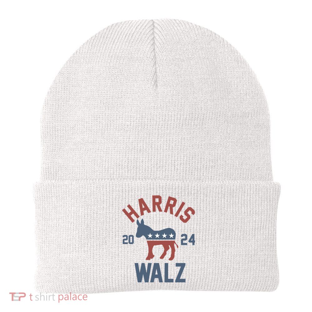 Harris Walz 2024 Kamala Harris Tim Walz For Vp Beanie