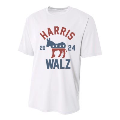 Harris Walz 2024 Kamala Harris Tim Walz For Vp Youth Performance Sprint T-Shirt