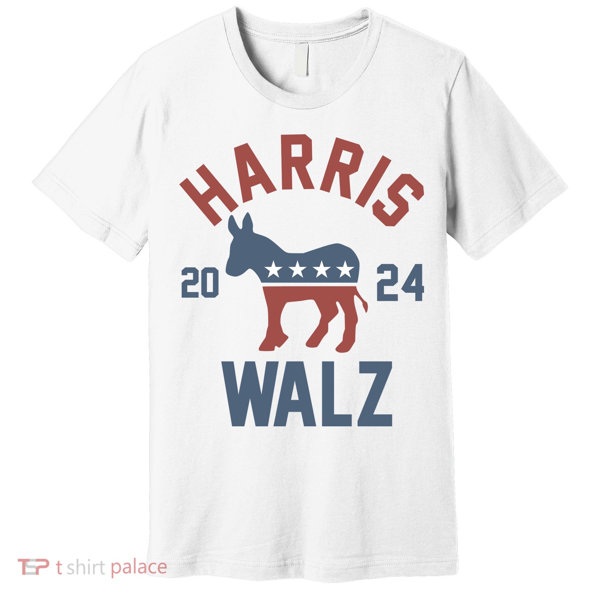Harris Walz 2024 Kamala Harris Tim Walz For Vp Premium T-Shirt
