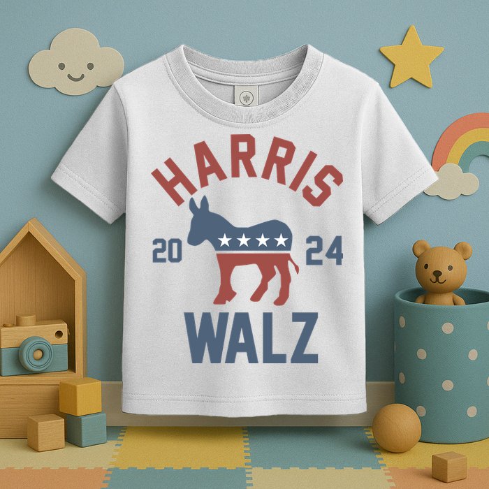 Harris Walz 2024 Kamala Harris Tim Walz For Vp Toddler T-Shirt