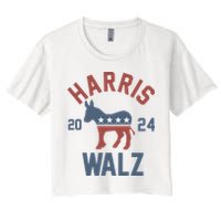 Harris Walz 2024 Kamala Harris Tim Walz For Vp Crop Top