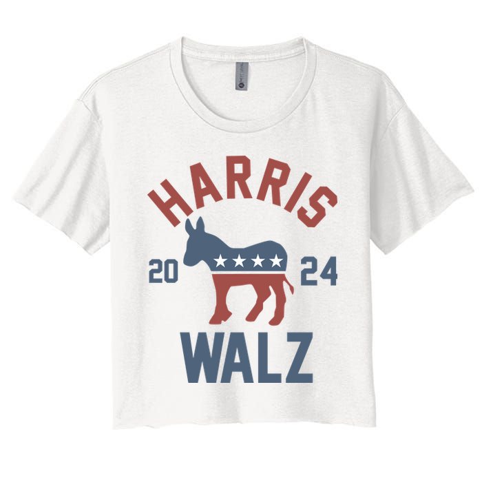 Harris Walz 2024 Kamala Harris Tim Walz For Vp Crop Top