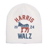 Harris Walz 2024 Kamala Harris Tim Walz For Vp Short Acrylic Beanie