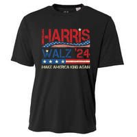 Harris Walz 2024 Make America Kind Again Harris Waltz Quote Cooling Performance Crew T-Shirt