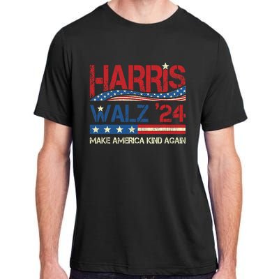 Harris Walz 2024 Make America Kind Again Harris Waltz Quote Adult ChromaSoft Performance T-Shirt