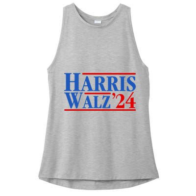 Harris Walz 2024 Kamala Harris Tim Walz For Vp Ladies PosiCharge Tri-Blend Wicking Tank