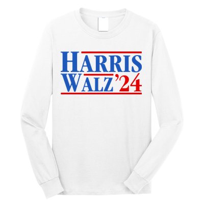 Harris Walz 2024 Kamala Harris Tim Walz For Vp Long Sleeve Shirt