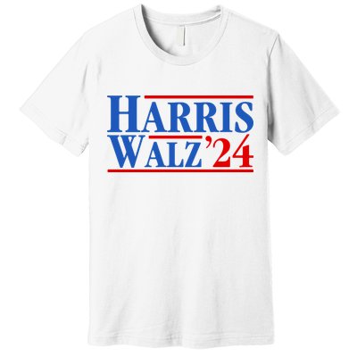 Harris Walz 2024 Kamala Harris Tim Walz For Vp Premium T-Shirt