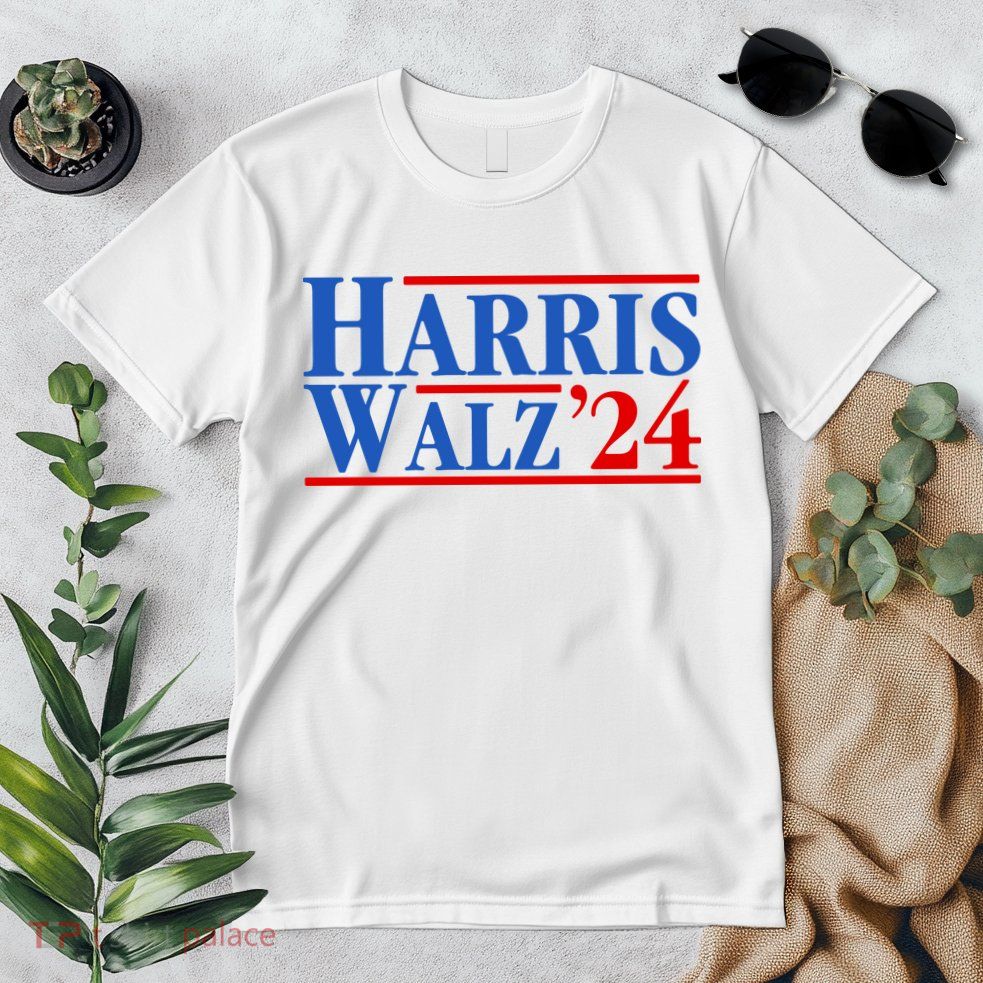 Harris Walz 2024 Kamala Harris Tim Walz For Vp Premium T-Shirt