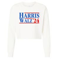 Harris Walz 2024 Kamala Harris Tim Walz For Vp Cropped Pullover Crew