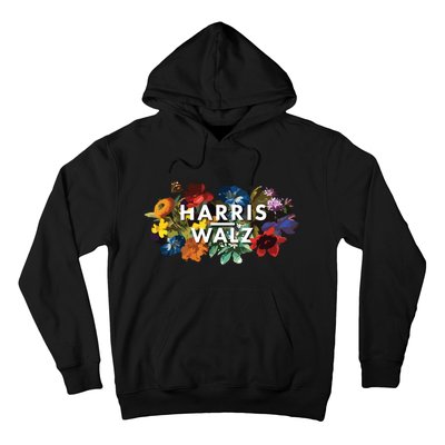 Harris Walz 2024 Floral Feminine Women Harris Waltz 2024 Hoodie